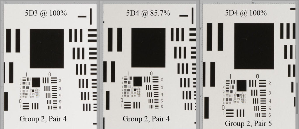 Resolution Comp - Canon 5D3 vs 5D4